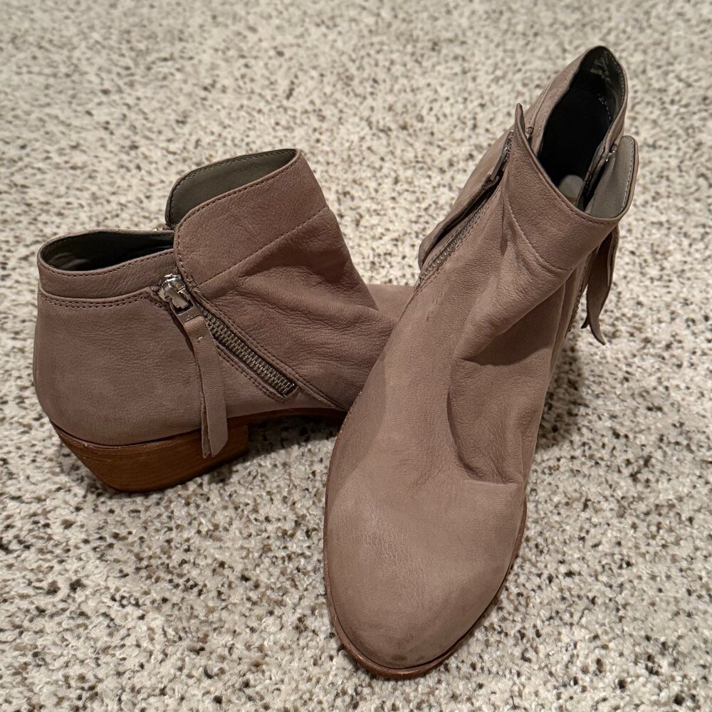 Sam Edelman | Packer Suede Leather Ankle Bootie | Putty | Size: 8.5